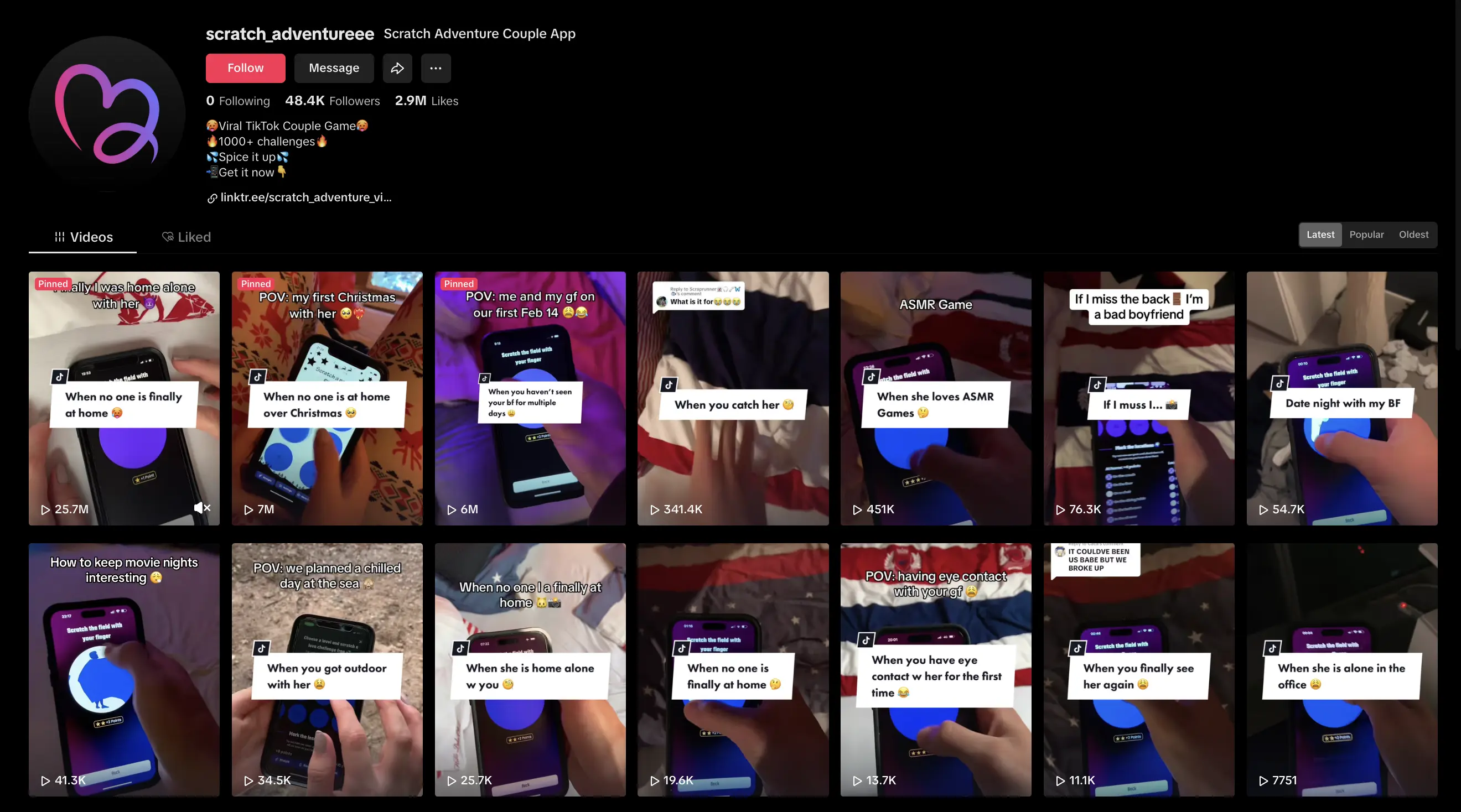 Scratch Adventure Key Performance Metrics